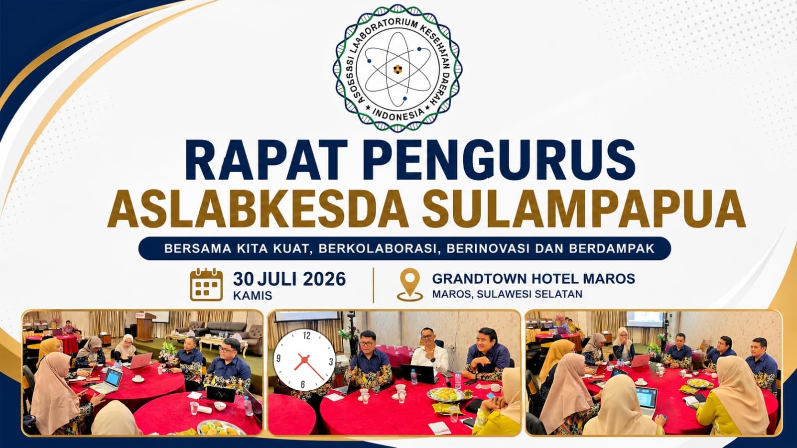 Rapat Pengurus ASLABKESDA SULAMPAPUA Perkuat Sinergi Program Kerja Wilayah Timur