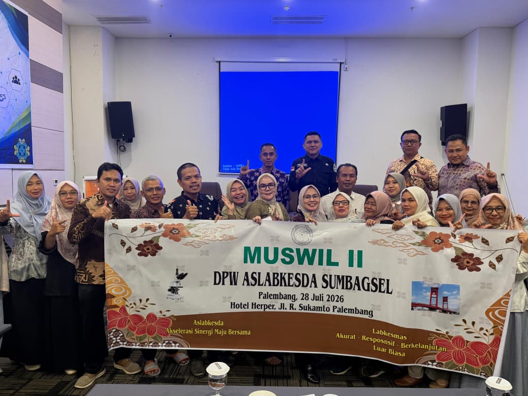Hasil Muswil II DPW ASLABKESDA Sumbagsel: Dr. Eva Susanti Terpilih Ketua Umum & Ditetapkan Anggota Kehormatan